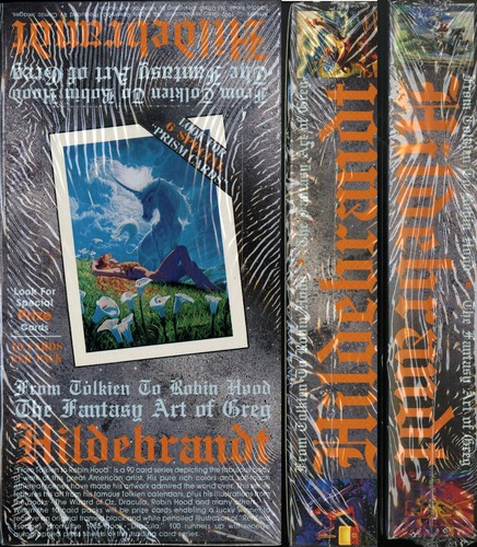 Hildebrandt trading cards box - hildebrandt,