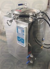 Sterilizzatore a Vapore 35L~150L Contropressione Autoclave Storta per Lavorazione Alimentare