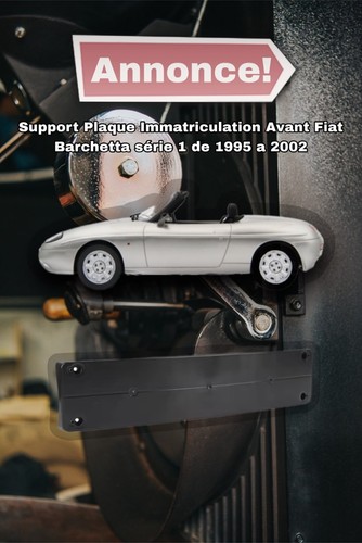 Support plaque immatriculation - support,