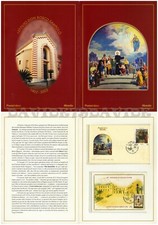 ITALIA 2002 - FOLDER FILATELICO POSTE ITALIANE - ISTITUTO DON BOSCO SAMPOLO