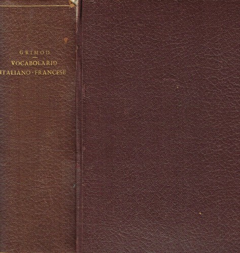 Vocabolario italiano francese - vocabolario, italiano-francese