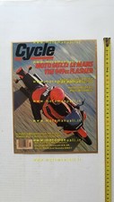 Cycle 1980 Moto Guzzi Le Mans locandina da banco in cartone rigido no depliant