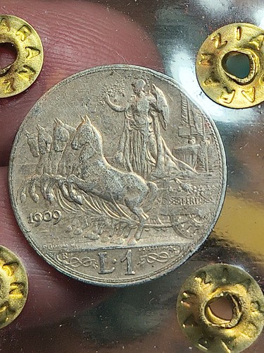 Moneta argento vittorio - moneta,