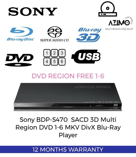 Sony bdp s470 multi - sony,