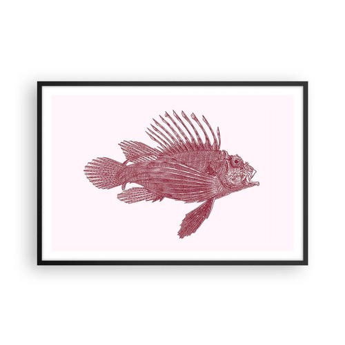 Poster 91x61cm pescare pesce - pescare,
