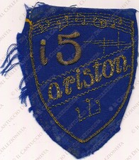 1958c I 5 Ariston Teatro toppa ricamata stemma stoffa