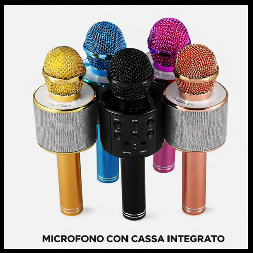 Microfono karaoke bluetooth - microfono,