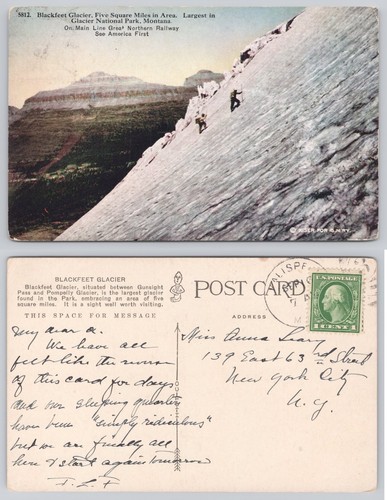 Cartolina epoca blackfeet - d'epoca,