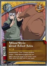 Wood Style: Great Forest Jutsu (J-633) - SUPER RARE - Broken Promise - Naruto