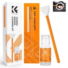 K&F Concept Kit di Pulizia del Sensore APS-C Frame, con 6 pezzi di Pulizia del S
