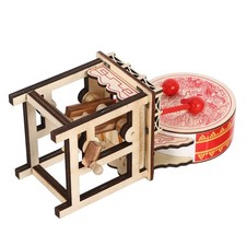  Tamburo in Legno Stile Cinese