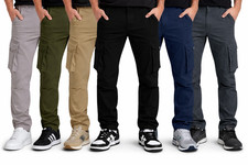 Pantaloni cargo flex uomo