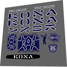 Set decalcomanie kona - decalcomanie, stab