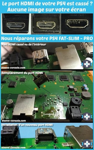 Réparation hdmi ps5 - /, usb