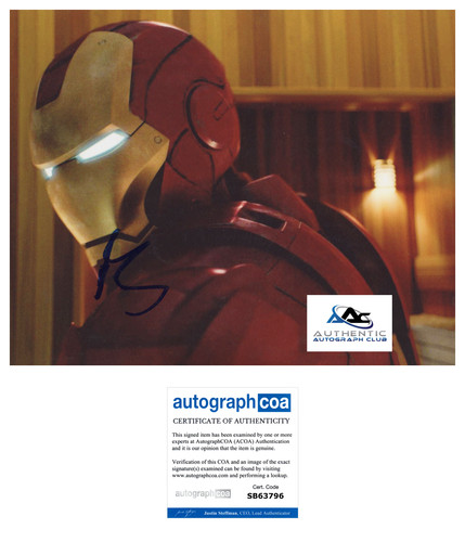 Robert downey autograph - robert,