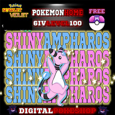 ✨ Shiny  AMPHAROS 6IV ✨