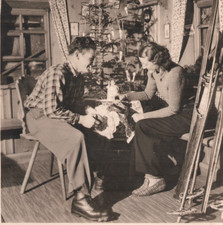 Cartolina fotografica Natale