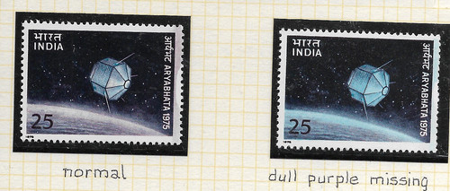 India spazio 1976 errore - india, @