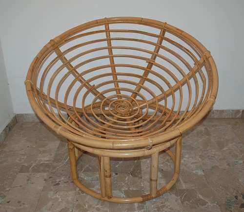 Poltrona papasan girevole - poltrona,