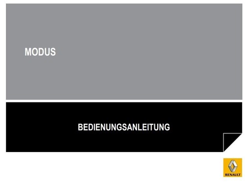 Renault modus grand - renault,