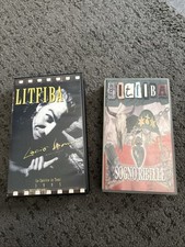 LITFIBA PIERO PELU' "LACIO DROM" RARA VHS 1995 - Litfiba SOGNO RIBELLE 1992