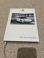 Porsche Cayman brochure rigida 2008-2009 - 2.9 e 3.4 S Gen 2