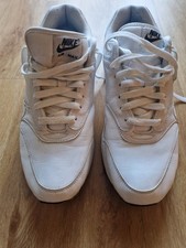 Nike Air Max 1 Taglia 44,5 Bianche Ottime Condizioni Rare
