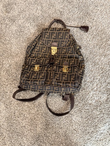 Zaino fendi vintage - zaino, marrone