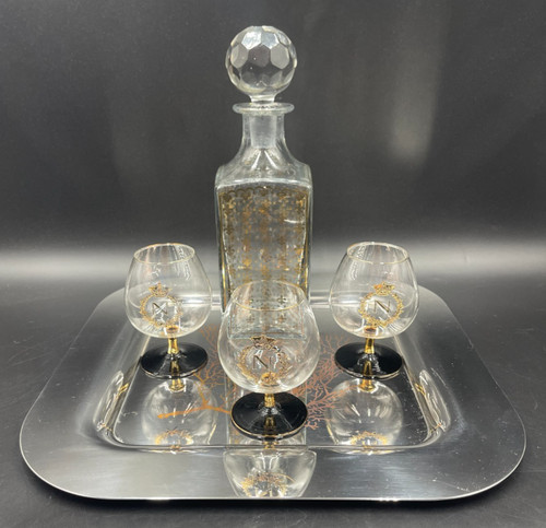 Set cognac bottiglia calice - cognac,