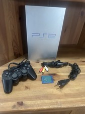 Console PS2 Sony PlayStation 2 Fat Silver Con Memory Card Cavi SCPH-50004 PAL