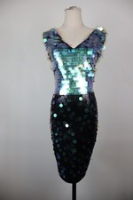 GUESS BY MARCIANO VESTITO ABITO DONNA TG. 40 WOMAN CASUAL VINTAGE DRESS CON TAG