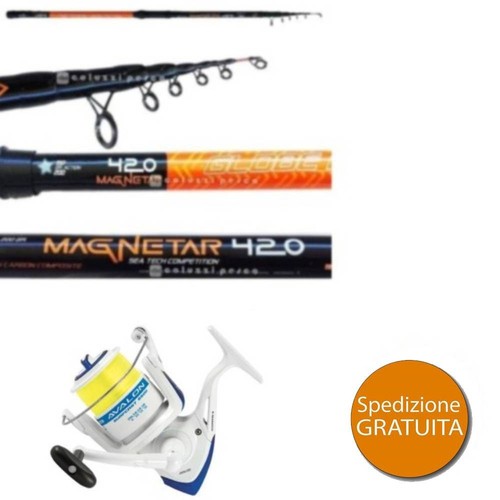 Kit pesca canna globe fishing - canna,