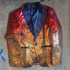 Giacca smoking cena paillettes
