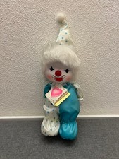 Carillon bambola vintage Arlecchino Clown di Potter in confezione originale del 1986