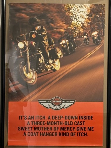 Raro poster harley davidson - raro,