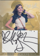 Carta collezionabile Alyson Stoner autentica firmata taglio personalizzato autografata GA COA