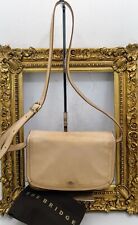 THE BRIDGE POSTINA CAMERA BAG 3 SOFFIETTI a Tracolla Pelle Panna-Crema