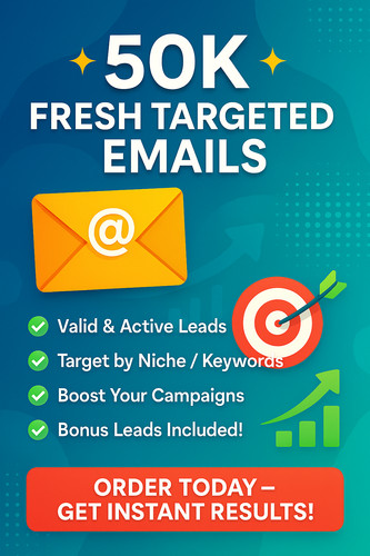 Fresh 50k business contact - 50k,