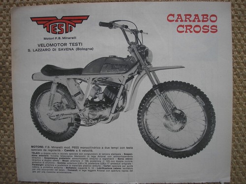 Moto testi carabo cross - moto,