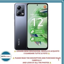 Xiaomi Redmi Note 12 5G 128GB 4GB RAM Dual SIM Onyx Gray USATO