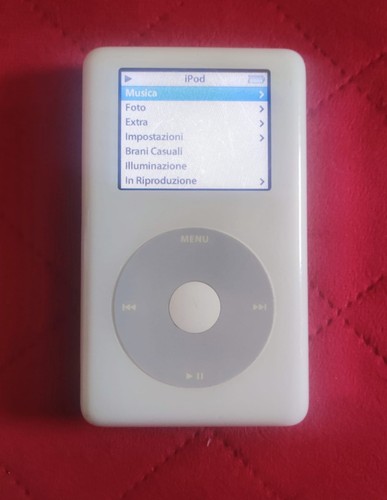 Ipod 20gb vintage con base - vintage,