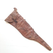 Fodero in pelle, custodia  per fucile vintage dimensioni lunghezza 78 cm