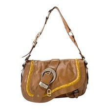 Borsa a tracolla DIOR Gaucho in pelle marrone