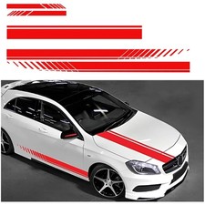 Adesivi auto strisce rosse