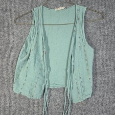 Gilet vintage boho hippie con