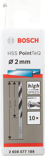Bosch hss pointteq set - set, 10