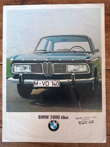 Depliant bmw 2000 - depliant.,
