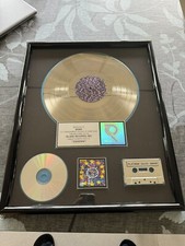 U2 Zooropa award Platinum RIAA presented to Bono rare