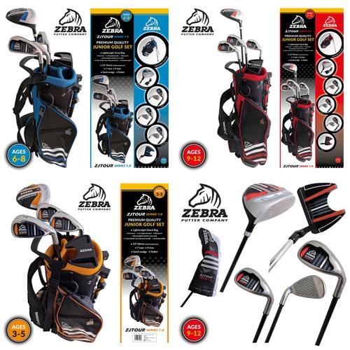 Zebra junior golf set 6 - 3-5, 6-8