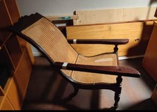 Chaise longue antica in legno